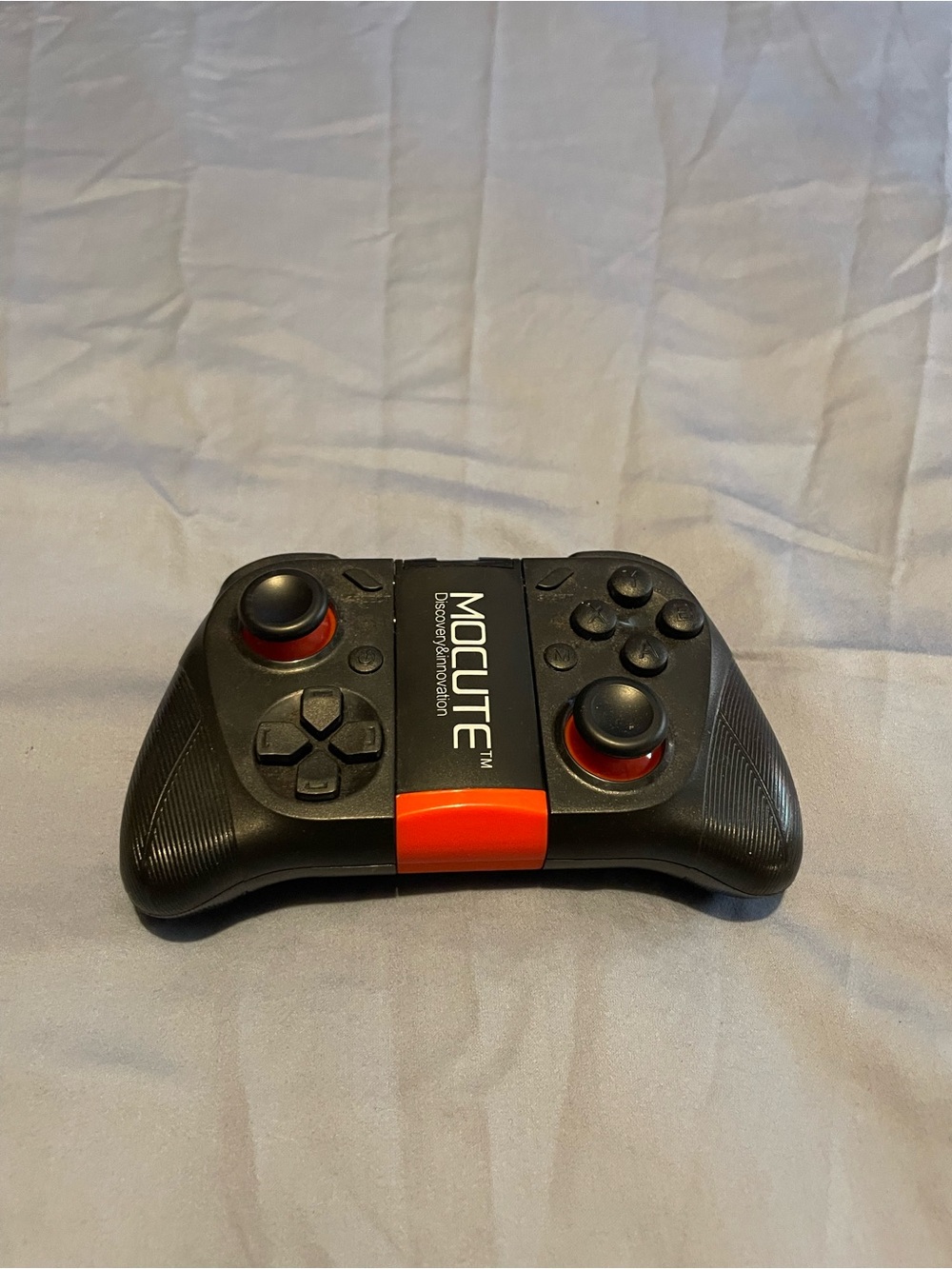 Wireless Game Controller - Black with Red Accents